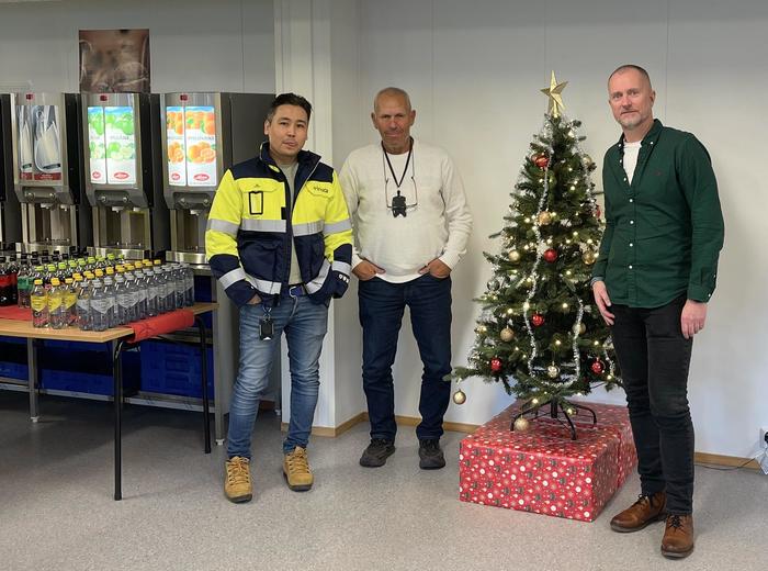 Bravida tok julelunsjen på Fjordbyen Innkvartering